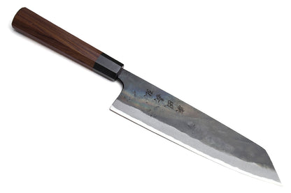 Yoshihiro Aogami Super Blue High Carbon Steel Kurouchi Kiritsuke Multipurpose Chef Knife with Shitan Wood Handle