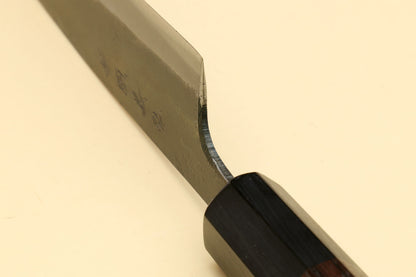 Yoshihiro Aogami Super Blue High Carbon Steel Kurouchi Petty Utility Knife with Shitan Wood Handle