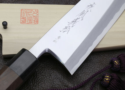 Yoshihiro Aonamiuchi Blue Steel #1 Deba Japanese Fillet Knife Shitan Handle