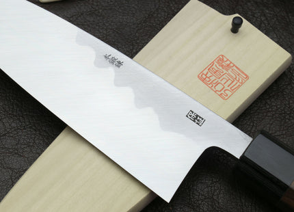Yoshihiro Aonamiuchi Blue Steel #1 Deba Japanese Fillet Knife Shitan Handle