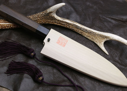 Yoshihiro Aonamiuchi Blue Steel #1 Deba Japanese Fillet Knife Shitan Handle