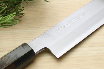 Yoshihiro Ginsan Semi-stainless Kenmuki Single Edged Vegetable Knife