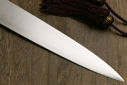 Yoshihiro HAP40 High Speed Stainless Steel Sujihiki Slicer Knife Rosewood Handle