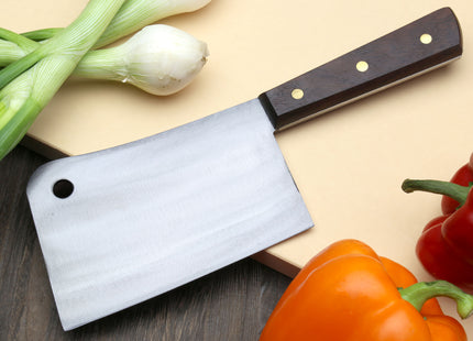 Yoshihiro High Carbon White Steel #2 Meat Cleaver Multipurpose Chef Knife