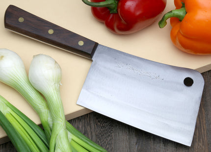 Yoshihiro High Carbon White Steel #2 Chinese Meat Cleaver Multipurpose Chef Knife