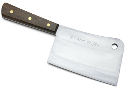 Yoshihiro High Carbon White Steel #2 Meat Cleaver Multipurpose Chef Knife
