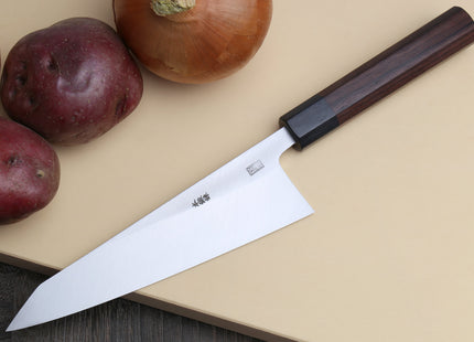 Yoshihiro Hongasumi Blue Steel #2 Garasuki Traditional Japanese Poultry Boning Knife Rosewood Handle