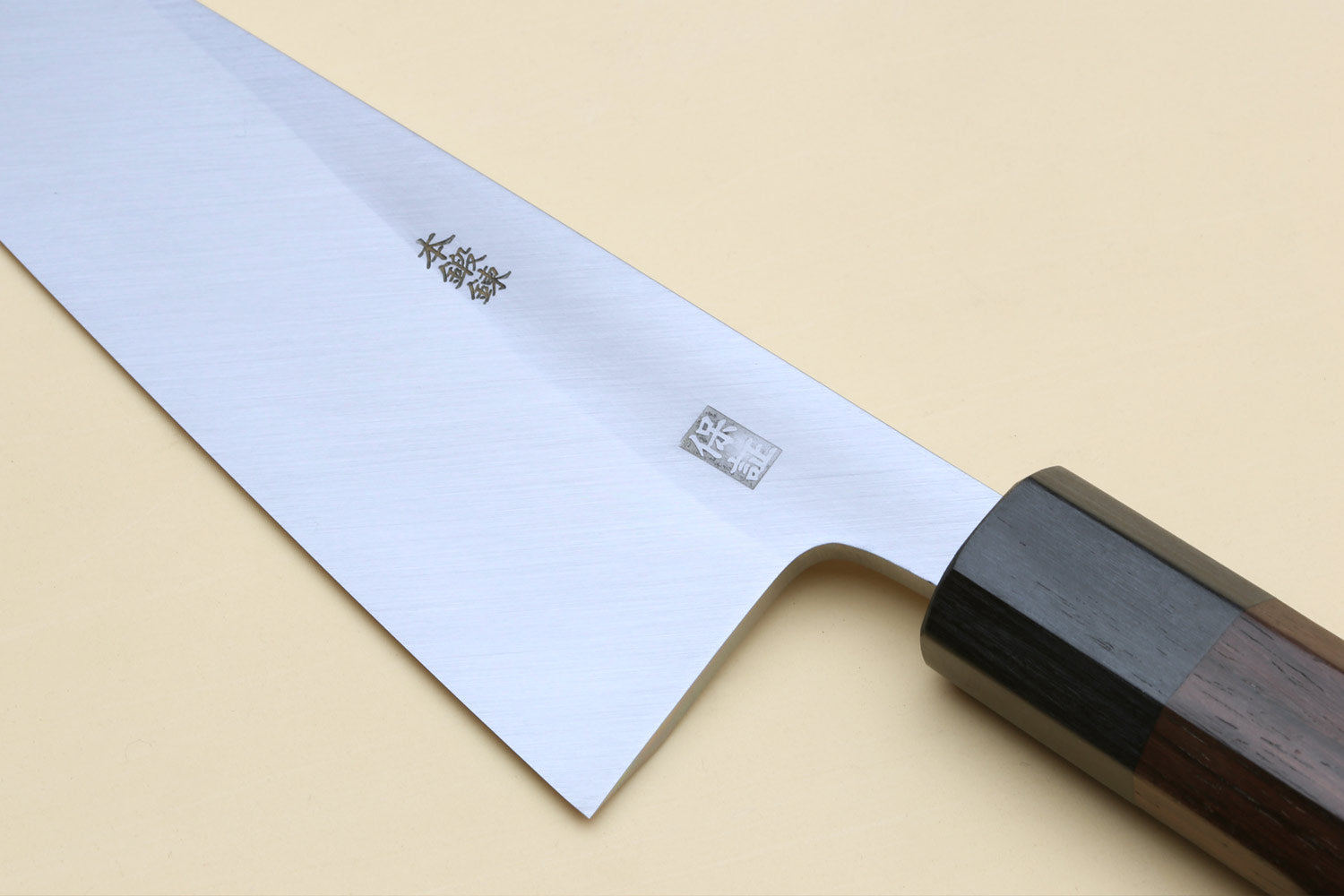 Yoshihiro Hongasumi Blue Steel #2 Garasuki Traditional Japanese Poultry Boning Knife Rosewood Handle