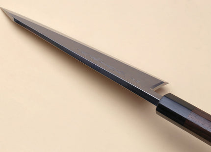 Yoshihiro Hongasumi Blue Steel #2 Garasuki Traditional Japanese Poultry Boning Knife Rosewood Handle