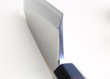 Yoshihiro Hongasumi Blue Steel Deba fish fillet Chef knife Shitan handle