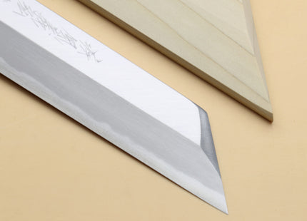 Yoshihiro Hongasumi Blue Steel Kenmuki Vegetable Japanese Chef Knife