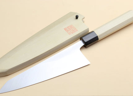Yoshihiro Hongasumi White Steel #2 Garasuki Traditional Japanese Poultry Boning Knife Magnolia Handle