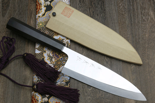 Yoshihiro Honyaki Mirror-Finished Deba Japanese Sushi Fillet Chef knife