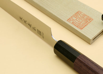 Yoshihiro Ice Hardened Petty Utility knife Shitan Handle