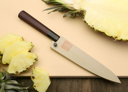 Yoshihiro Ice Hardened Petty Utility knife Shitan Handle