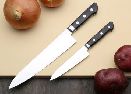 Yoshihiro INOX Aus-10 Japanese Gyuto Chef Knife & Petty Utility knife 2pc SET