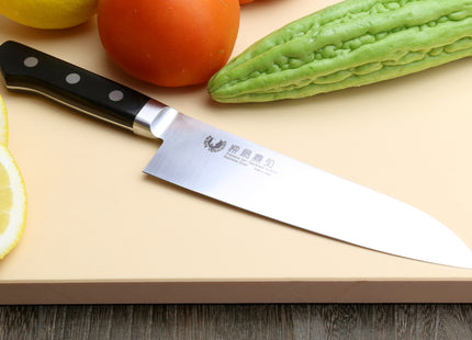 Yoshihiro Inox Stain-resistant Aus-10 Steel Ice Hardened Santoku