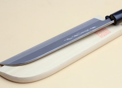 Yoshihiro Kasumi White Steel Kama Usuba Traditional Japanese Vegetable Chopping Chef Knife, Magnolia Handle