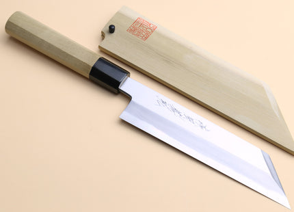 Yoshihiro Kasumi White Steel Kenmuki Vegetable Japanese Chef Knife