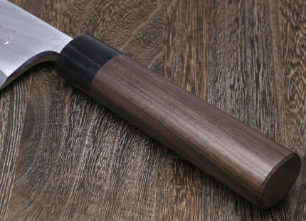 Yoshihiro Left Handed Kasumi White Steel Deba Fish Fillet Knife Shitan Handle