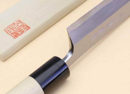 Yoshihiro Left Handed Kasumi White Steel Edosaki Eel Filet knife