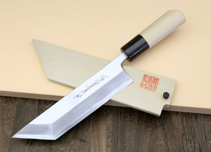 Yoshihiro Left Handed Kasumi White Steel Edosaki Eel Filet knife