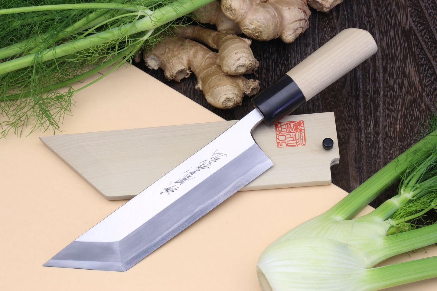 Yoshihiro Left Handed Kasumi White Steel Edosaki Eel Filet knife