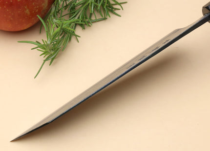 Yoshihiro Mizu Yaki Blue High Carbon Steel #1 Kurouchi Petty Kiritsuke Japanese Utility Knife Shitan Handle