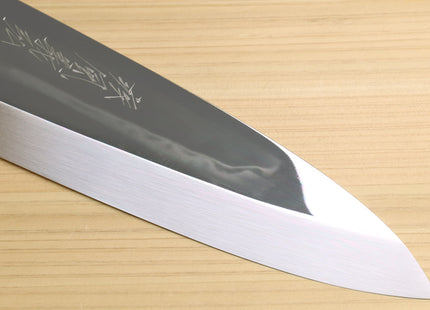 Yoshihiro Mizuhonyaki White Steel Mirror-Finished Namiukashi Deba Japanese Sushi Fillet Chef knife