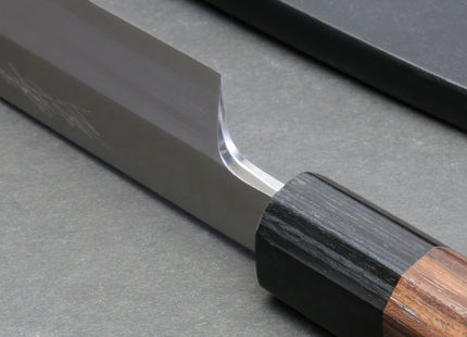 Yoshihiro Mizuyaki Hongasumi Ginsan High Carbon Stain Resistant Steel Yanagi Sushi Sashimi Japanese Knife Rosewood Handle