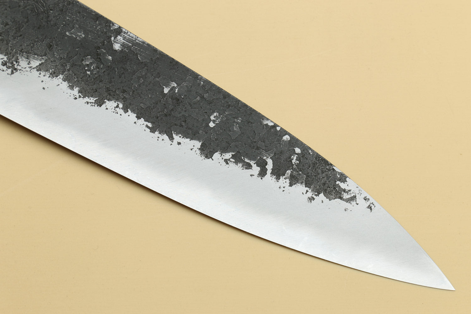 Yoshihiro Nashiji High Carbon White Steel #2 Gyuto Japanese Chefs Knife with Camphor Handle