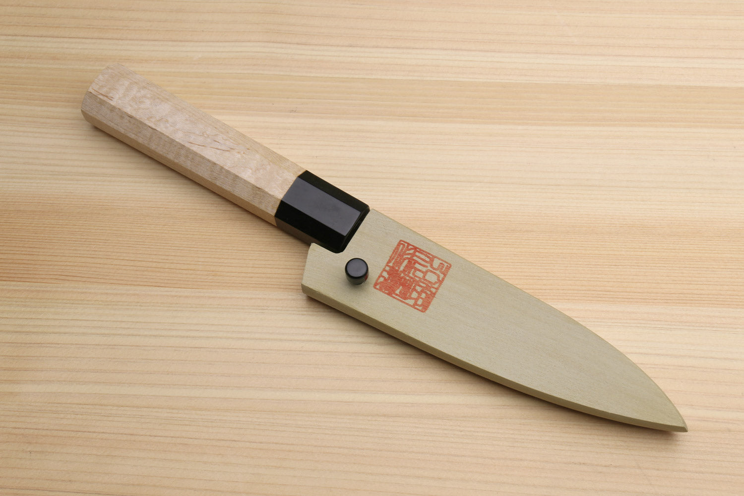 Yoshihiro Nashiji High Carbon White Steel #2 Paring Japanese Peeling Knife 3.5" (90mm) with Camphor Handle