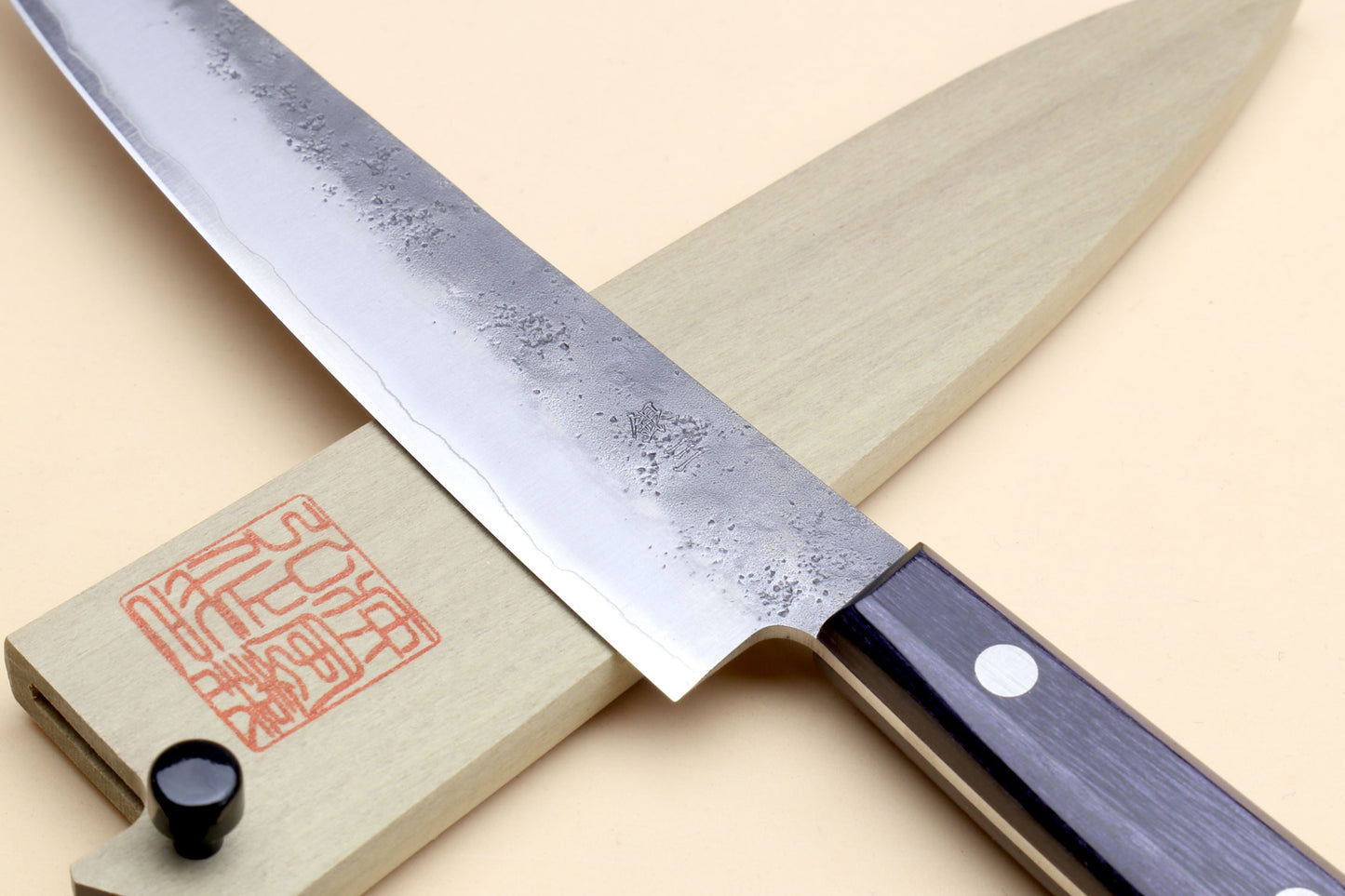 Yoshihiro Stainless Clad Nashiji Ginsan High Carbon Stain Resistant Steel Petty Utility Knife