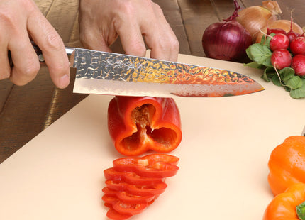 Yoshihiro VG-10 16 Layer Hammered Damascus Stainless Steel Gyuto Chefs knife