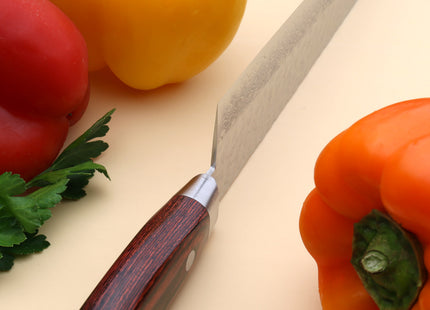Yoshihiro VG-10 16 Layer Hammered Damascus Stainless Steel Gyuto Chefs knife