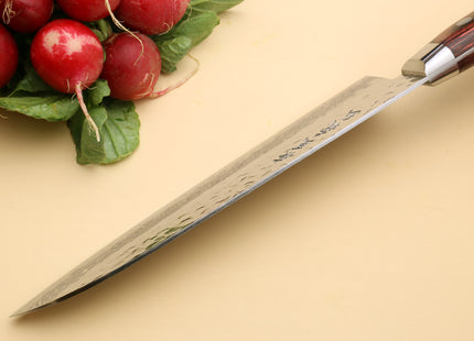 Yoshihiro VG-10 16 Layer Hammered Damascus Stainless Steel Santoku Chef knife