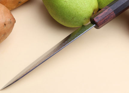Yoshihiro VG-10 46 Layers Damascus Petty Utility Japanese Chef Knife (6" (150mm)) (Rosewood Handle)
