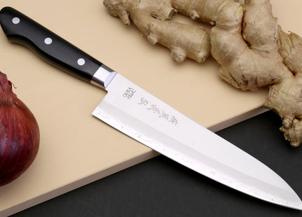 Yoshihiro VG-10 Gold Stainless Steel Gyuto Japanese Chefs Knife 8.25" (210mm)