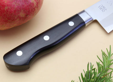 Yoshihiro VG-10 Gold Stainless Steel Santoku Multipurpose Chef Knife 7" (180mm)