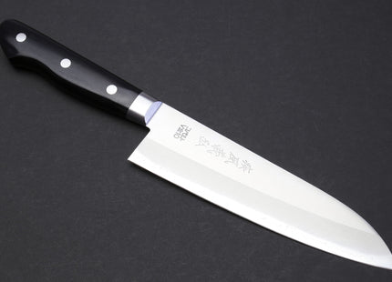 Yoshihiro VG-10 Gold Stainless Steel Santoku Multipurpose Chef Knife 7" (180mm)