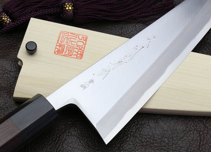 Yoshihro Aonamiuchi Blue Steel #1 Garasuki Traditional Japanese Poultry Boning Knife